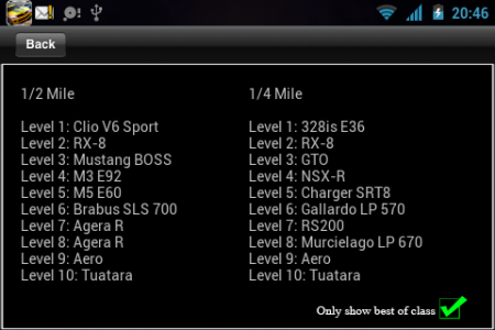 Drag Racing Pro Setups