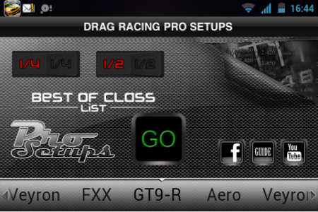 Drag Racing Pro Setups