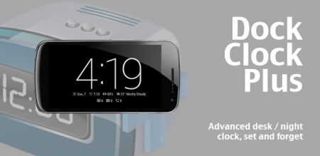 Dock Clock Plus - Виджет часов для Android